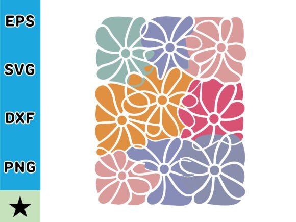 A Bohemian Floral Design Asset for Crafts & Graphics