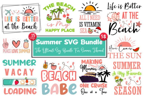 Beyond Clipart: Using a Beach SVG Bundle for Serious Brand Identity