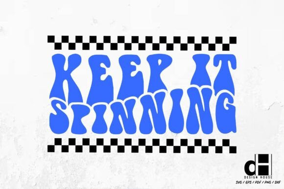 Keep It Spinning: A Modern Graphic Asset for Creative Crafts