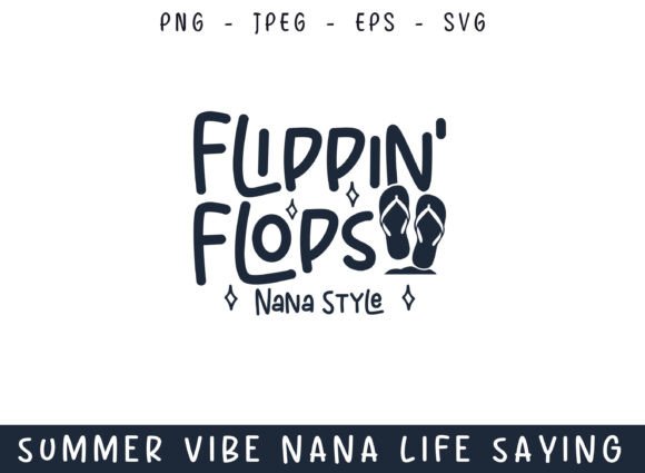 Summer Chill Nana SVG: A Design Asset for Graphics & Crafts