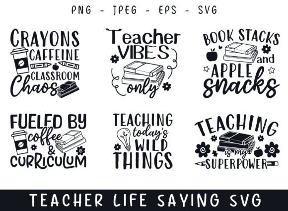 Teacher Day Graphic Designs for Crafts & Marketing